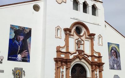 La Parroquia de la Purísima Concepción preparada para la cuenta atrás.
