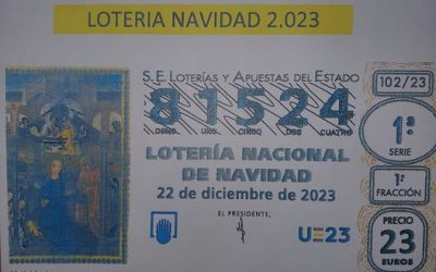Lotería de Navidad de la Hermandad del Nazareno.